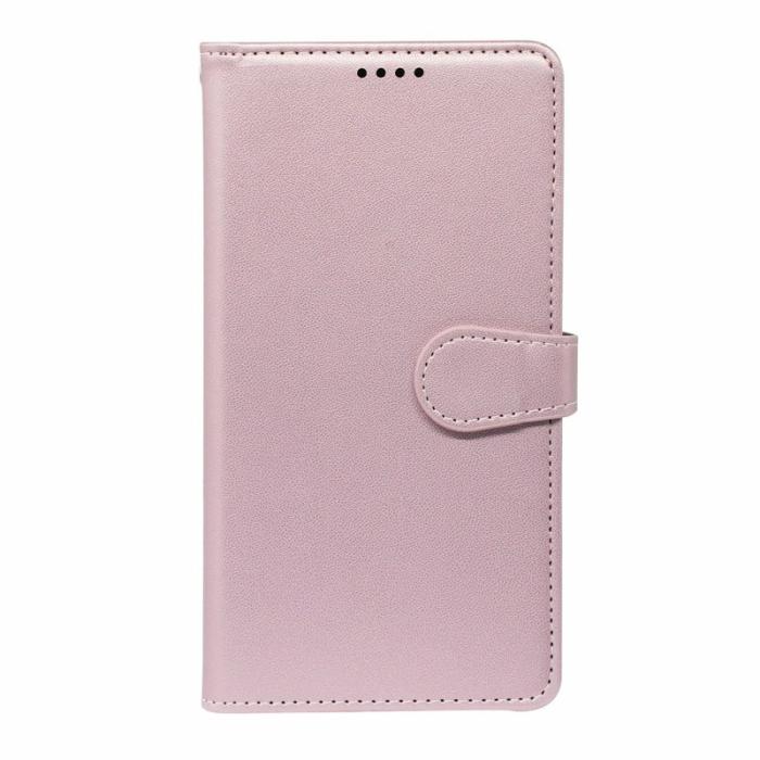 OEM - Samsung Galaxy A37 Fodral PU Läder Ställ - Roséguld