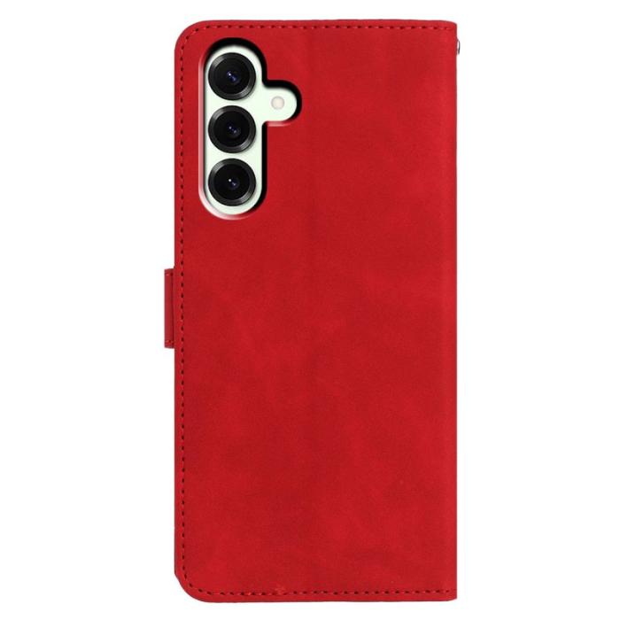 OEM - Samsung Galaxy A37 Plånboksfodral Konstläder Ställ Skydd - Röd