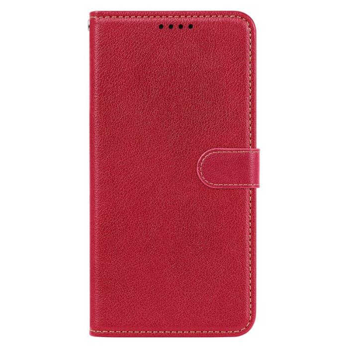 OEM - Samsung Galaxy A37 Fodral RFID Skydd Konstläder - Röd