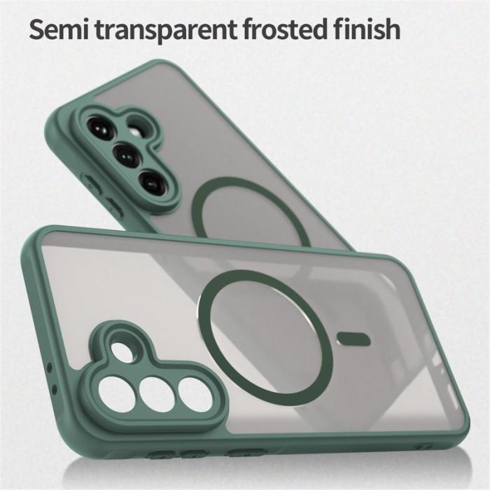 OEM - Samsung Galaxy A37 Skal Plast Anti Drop - Grön