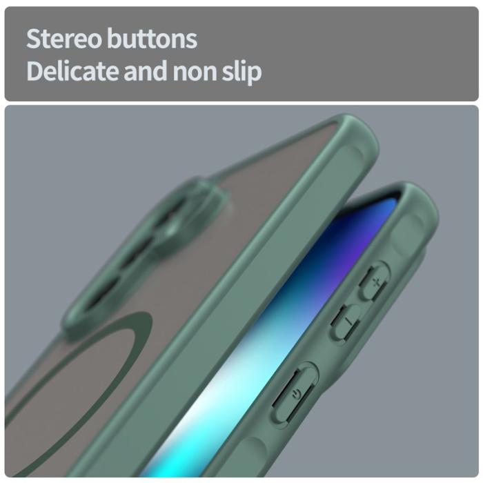 OEM - Samsung Galaxy A37 Skal Plast Anti Drop - Grön