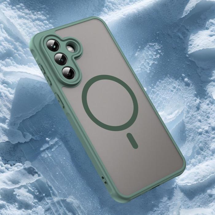 OEM - Samsung Galaxy A37 Skal Plast Anti Drop - Grön