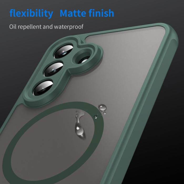 OEM - Samsung Galaxy A37 Skal Plast Anti Drop - Grön