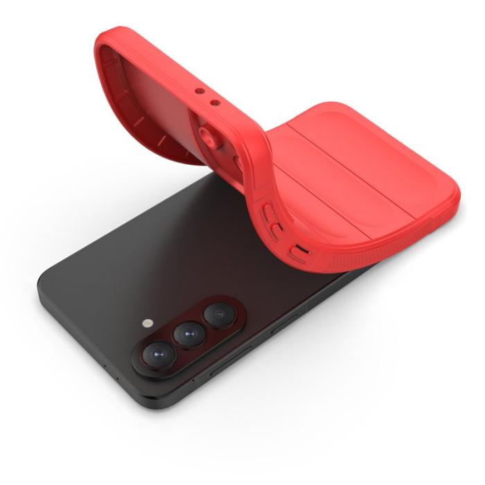 OEM - Samsung Galaxy A37 Skal Plast Anti-Drop Skydd - Röd