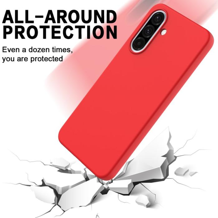 OEM - Samsung Galaxy A37 Skal Silikon - Röd