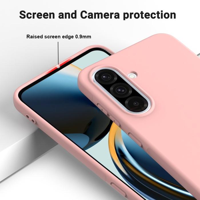 OEM - Samsung Galaxy A37 Skal Silikon - Rosa
