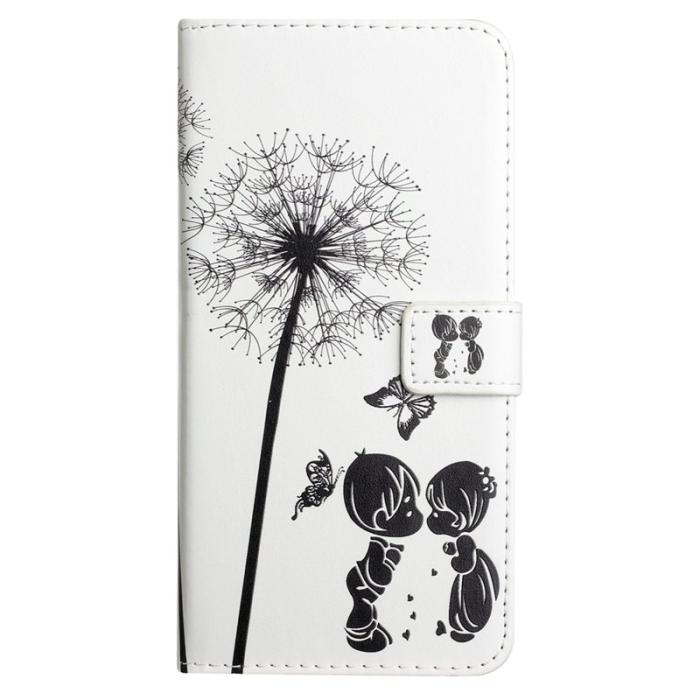 OEM - Samsung Galaxy A55 5G Plånboksfodral 3D Mönstertryck Konstläder Barn och Maskros