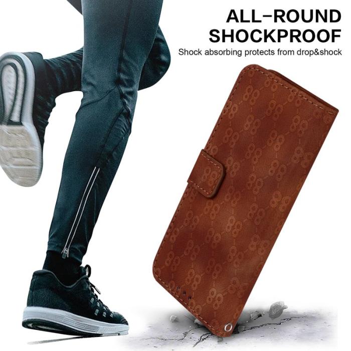 OEM - Samsung Galaxy A55 5G Plånboksfodral Konstläder - Brun