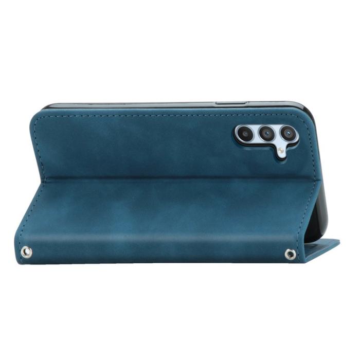 OEM - Samsung Galaxy A55 5G Plånboksfodral Konstläder Flip - Blå