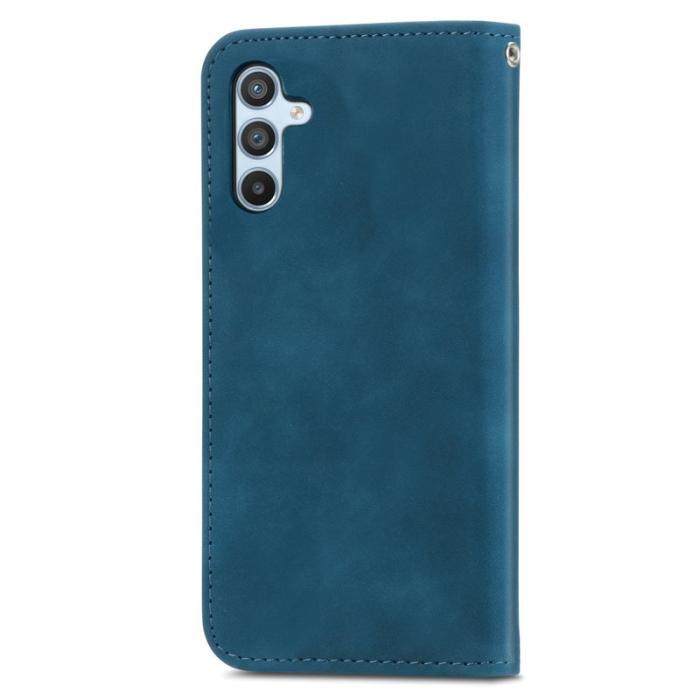 OEM - Samsung Galaxy A55 5G Plånboksfodral Konstläder Flip - Blå