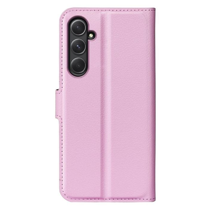 OEM - Samsung Galaxy A55 5G Plånboksfodral Konstläder Flip - Rosa