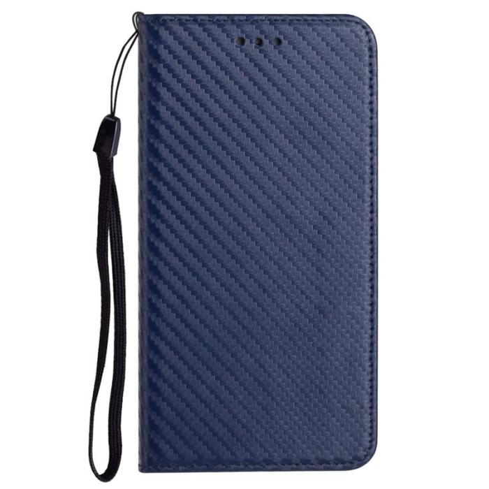 OEM - Samsung Galaxy A55 5G Plånboksfodral Konstläder Magnetisk - Blå