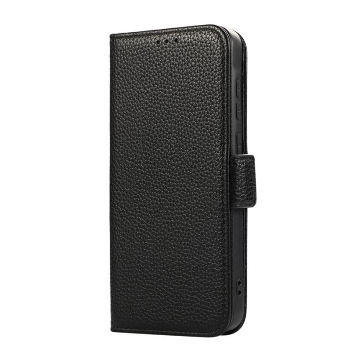 OEM - Samsung Galaxy A55 5G Plånboksfodral Konstläder Med Kortfack - Svart