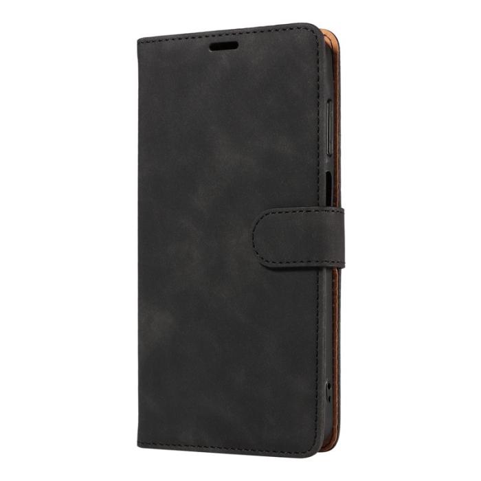 OEM - Samsung Galaxy A55 5G Plånboksfodral Konstläder RFID Skydd - Svart