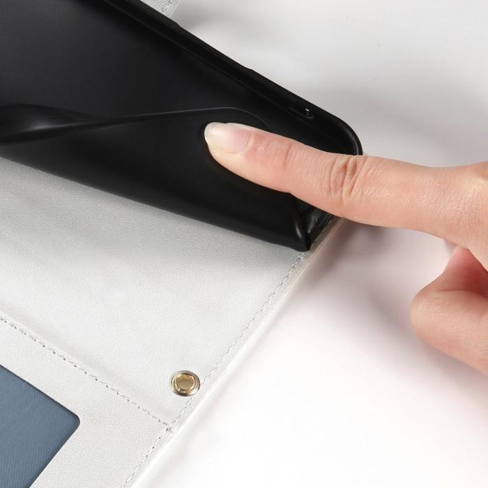 OEM - Samsung Galaxy A55 5G Plånboksfodral Konstläder Rhombus - Beige