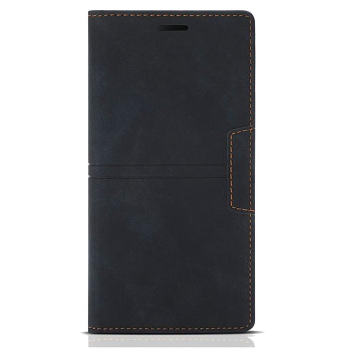 OEM - Samsung Galaxy A55 5G Plånboksfodral Konstläder Stötsäker Ställ - Svart