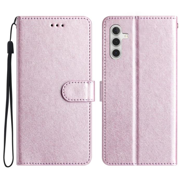 OEM - Samsung Galaxy A55 5G Plånboksfodral Konstläder Stötskydd - Lila