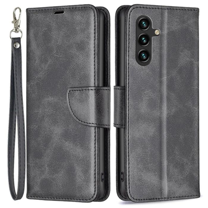 OEM - Samsung Galaxy A55 5G Plånboksfodral Anti-Scratch Konstläder Ställ - Svart