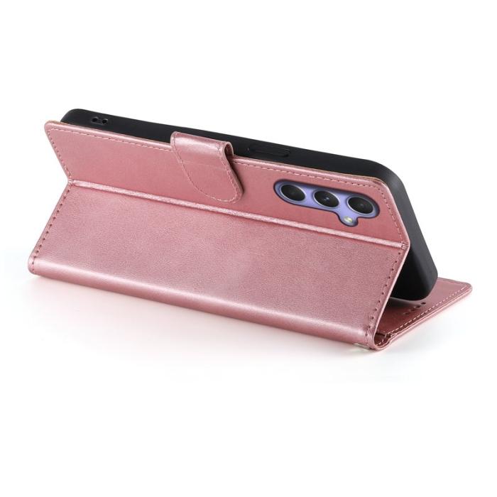 OEM - Samsung Galaxy A55 5G Plånboksfodral Flip Konstläder - Rosa