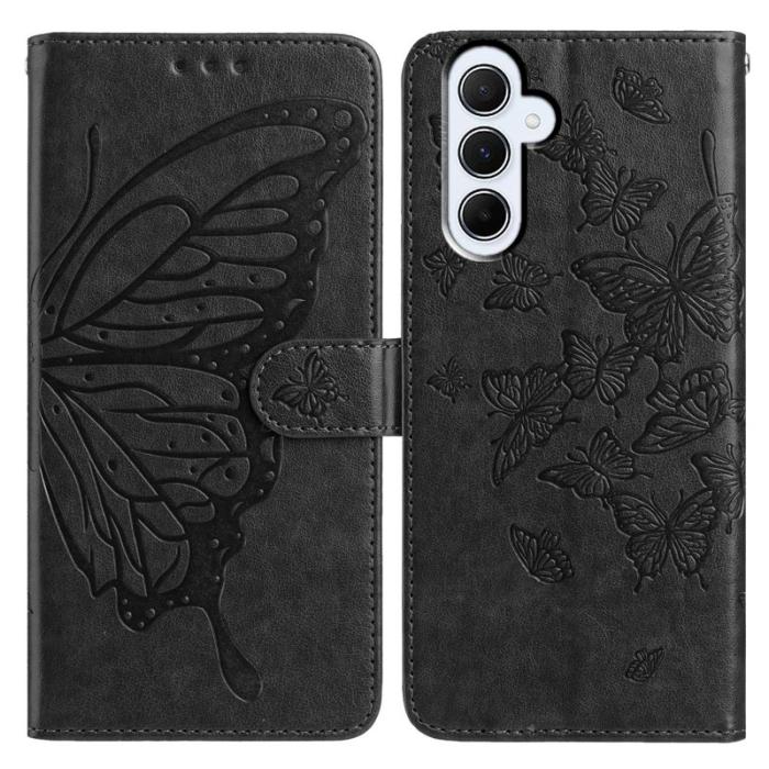 OEM - Samsung Galaxy A55 5G Plånboksfodral Flip Konstläder - Svart