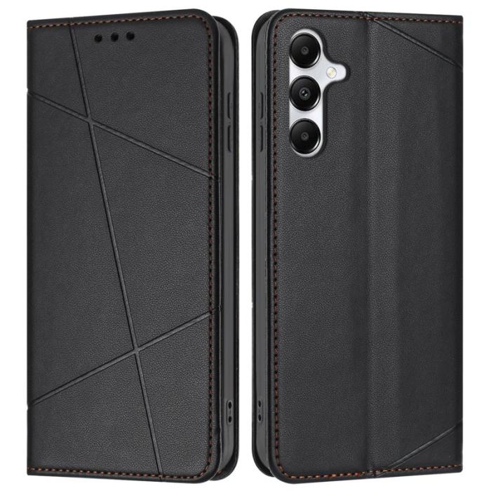 OEM - Samsung Galaxy A55 5G Plånboksfodral Imprägnat Konstläder Ställ - Svart