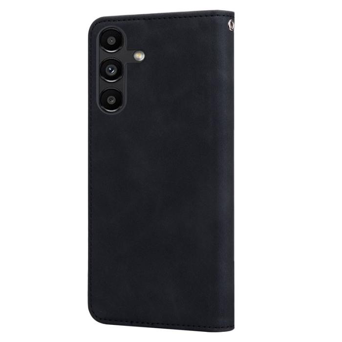 OEM - Samsung Galaxy A55 5G Fodral Magnetisk Stängning KonstLäder - Svart