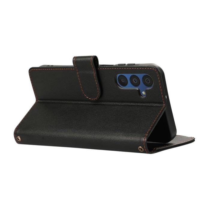 OEM - Samsung Galaxy A55 5G Plånboksfodral Multi Kortplatser Konstläder Svart