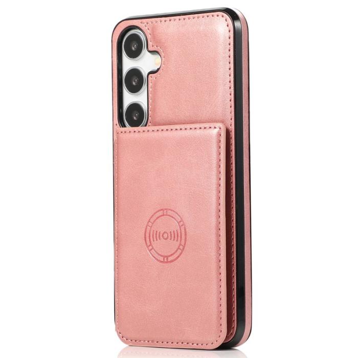 OEM - Samsung Galaxy A55 5G Fodral Plånbok KonstLäder - Roséguld