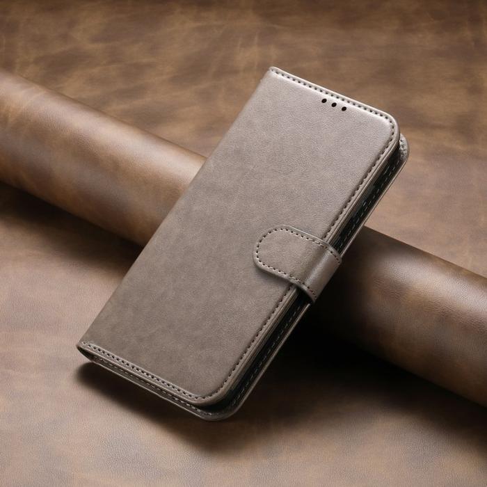 OEM - Samsung Galaxy A55 5G Plånboksfodral Konstläder Folio Flip - Grå