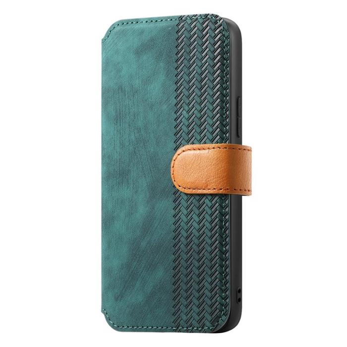 OEM - Samsung Galaxy A55 5G Plånboksfodral Retro Konstläder - Grön