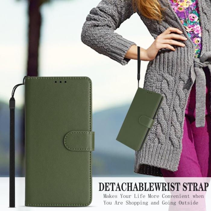 OEM - Samsung Galaxy A55 5G Plånboksfodral RFID-Skydd Konstläder - Grön