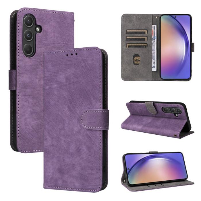 OEM - Samsung Galaxy A55 5G Stötsäkert Mobilskal RFID-Skydd - Lila