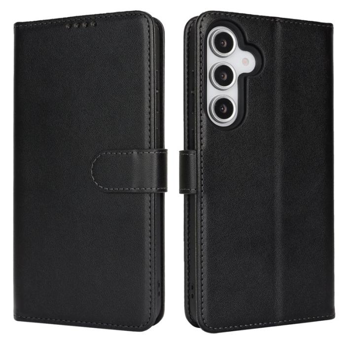 OEM - Samsung Galaxy A55 5G Plånboksfodral Stöttåligt Konstläder - Svart