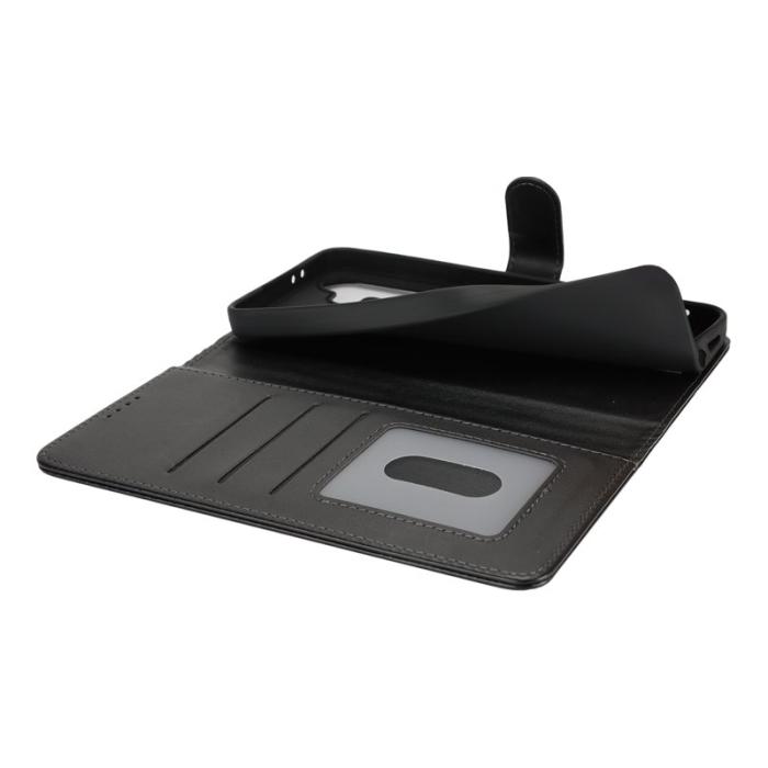 OEM - Samsung Galaxy A55 5G Plånboksfodral Stöttåligt Konstläder - Svart