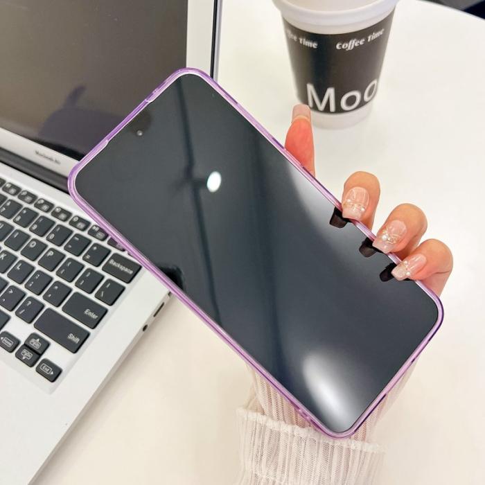 OEM - Samsung Galaxy A55 5G Mobilskal IMD Design Stöttålig PC+TPU - Rosa