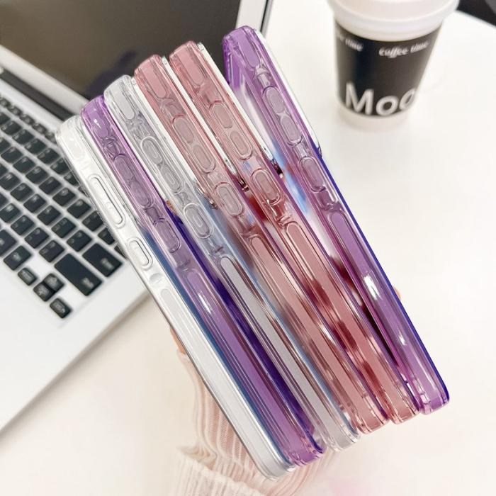 OEM - Samsung Galaxy A55 5G Mobilskal IMD Design Stöttålig PC+TPU - Rosa