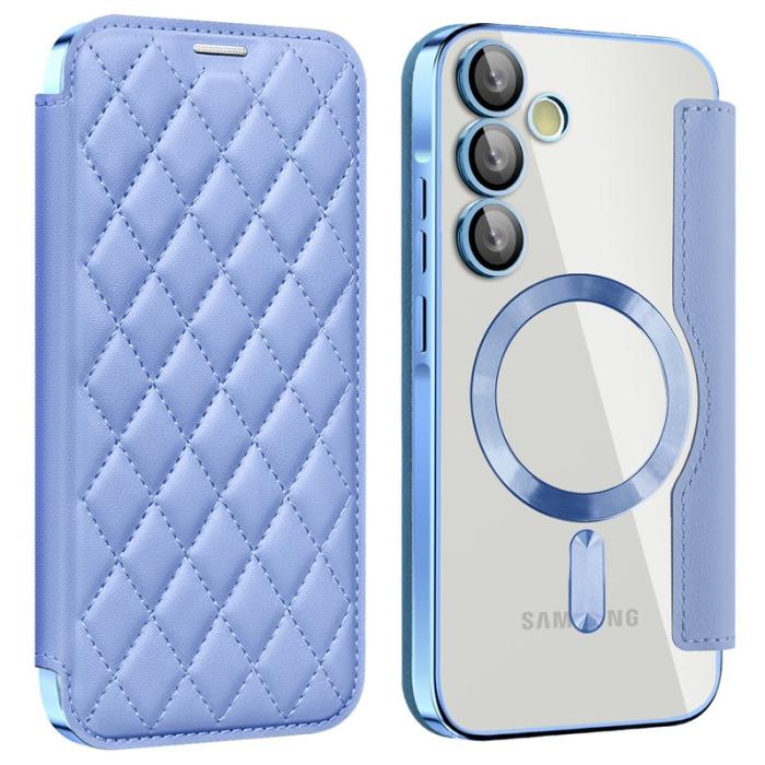 OEM - Samsung Galaxy A55 5G Plånboksfodral KonstLäder RFID-Skydd - Blå