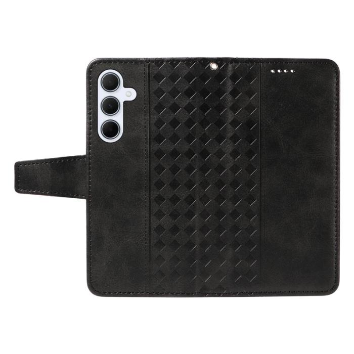 OEM - Samsung Galaxy A55 5G Plånboksfodral Konstläder Ställ - Svart