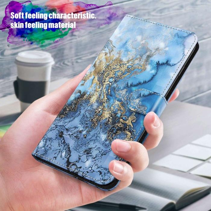 OEM - Samsung Galaxy A55 5G Skal 3D Mönster Folio Ställ - Bauhinia Valley