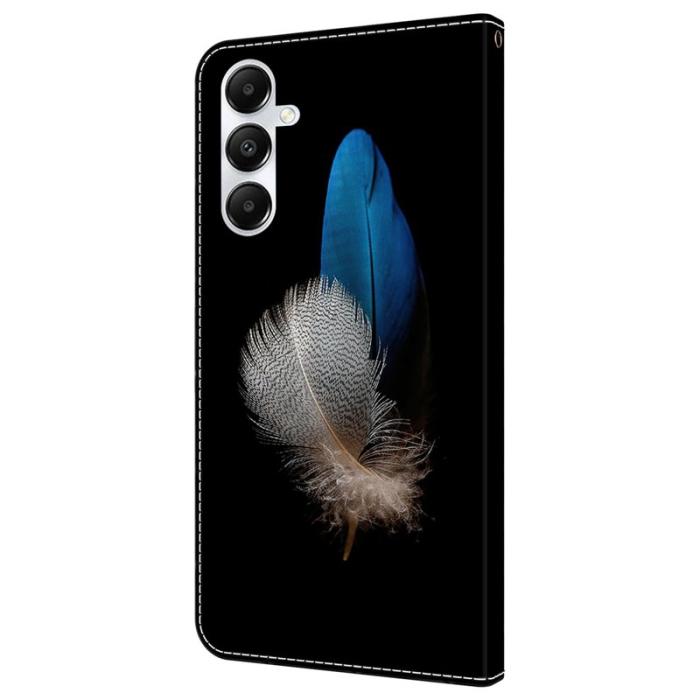 OEM - Samsung Galaxy A55 5G Mobilskal 3D Mönstertryck - Två Fjädrar