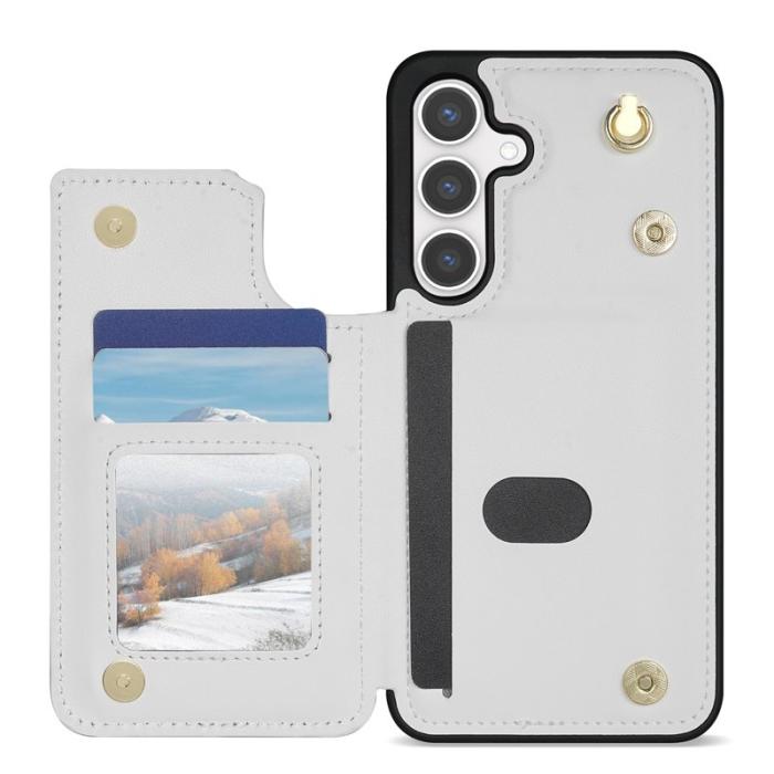 OEM - Samsung Galaxy A55 5G Skal Äkta Läder + TPU - Beige