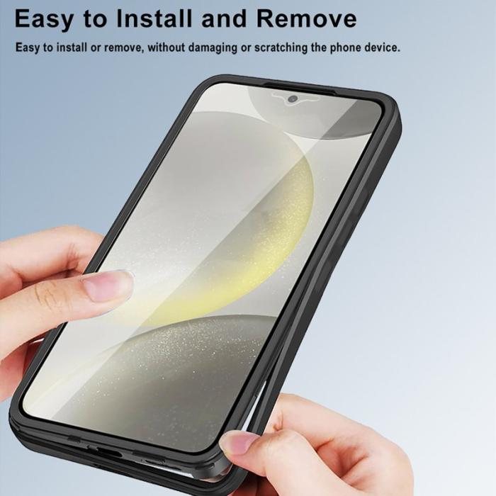 OEM - Samsung Galaxy A55 5G Skal Akryl + TPU Klar - Rosa