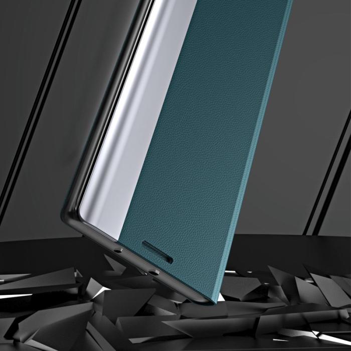 OEM - Samsung Galaxy A55 5G Skal Anti-Drop Äkta Läder - Ljusblå