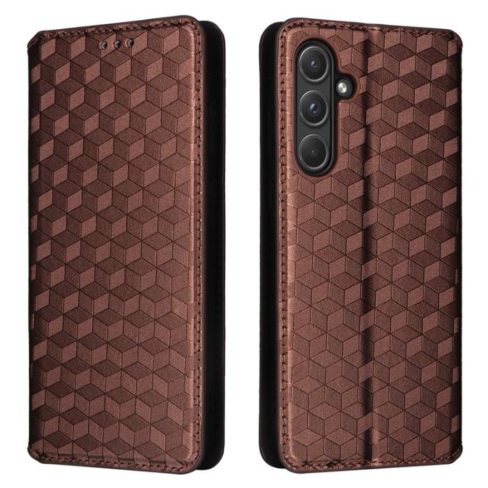 OEM - Samsung Galaxy A55 5G Skal Anti-Scratch Magnetisk - Brun