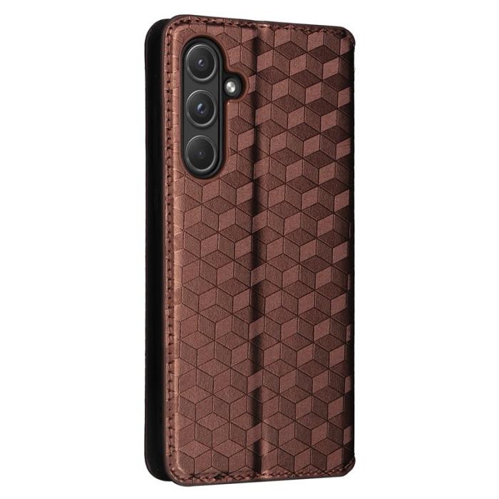 OEM - Samsung Galaxy A55 5G Skal Anti-Scratch Magnetisk - Brun