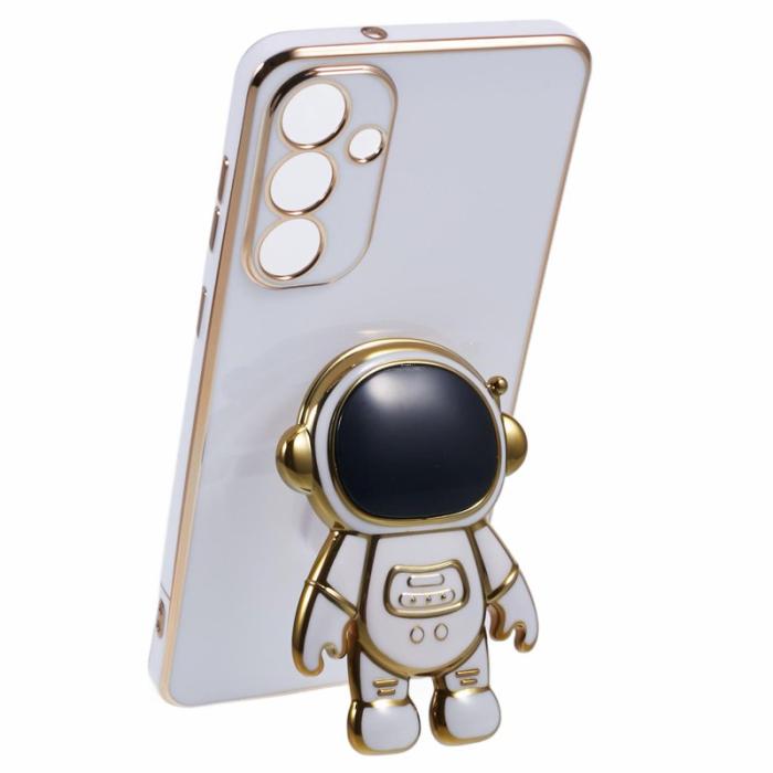 OEM - Samsung Galaxy A55 5G Skal Elektropläterad TPU - Vit