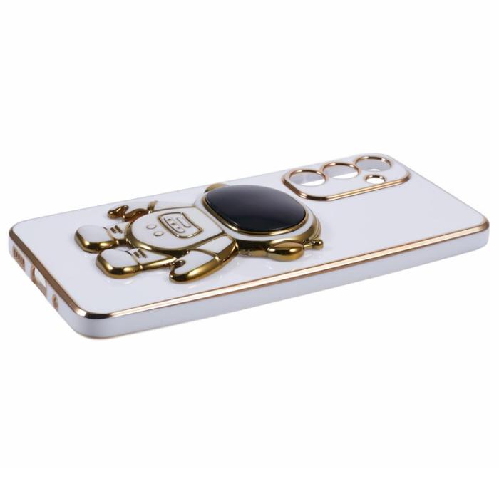 OEM - Samsung Galaxy A55 5G Skal Elektropläterad TPU - Vit