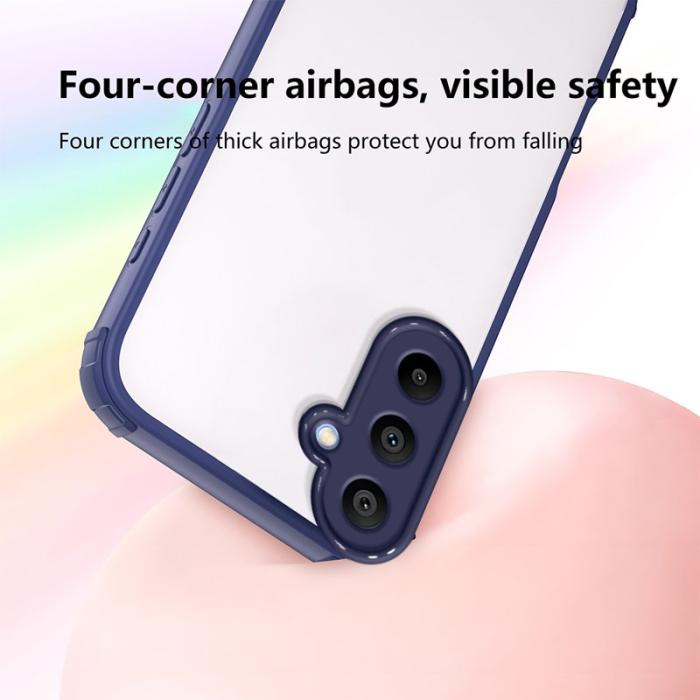 OEM - Samsung Galaxy A55 5G Skal Förstärkt Hörn Stötsäker TPU + Akryl - Blå