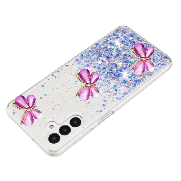 OEM - Samsung Galaxy A55 5G Skal Luminous TPU - Luminös Lila