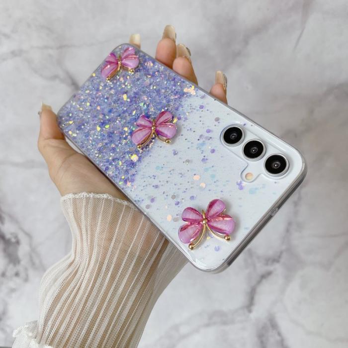 OEM - Samsung Galaxy A55 5G Skal Luminous TPU - Luminös Lila